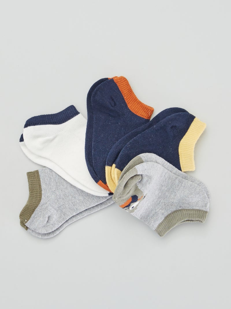 Calcetines invisibles  - Pack de 5 BEIGE - Kiabi
