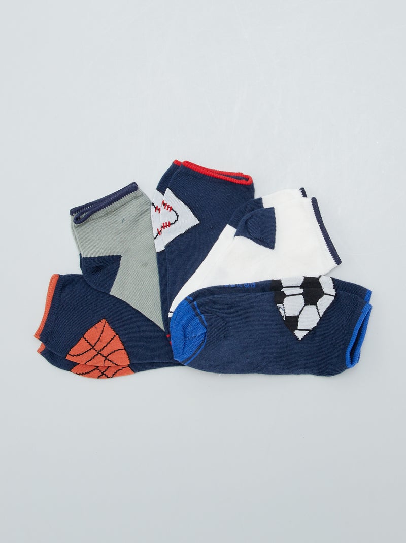 Calcetines invisibles AZUL - Kiabi