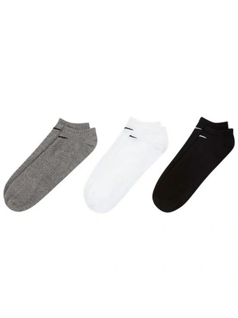 Calcetines invisibles everyday entrenamientos para adultos unisex - nike Blanco Negro Gris - Kiabi