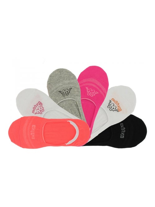 Calcetines invisibles KAPPA mujer pack de 6 - Kiabi