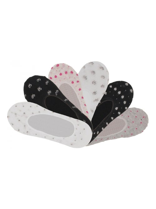 Calcetines invisibles mujer pack de 6 - Kiabi