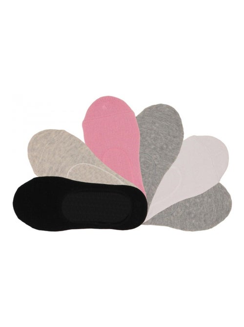 Calcetines invisibles niña pack de 6 - Kiabi