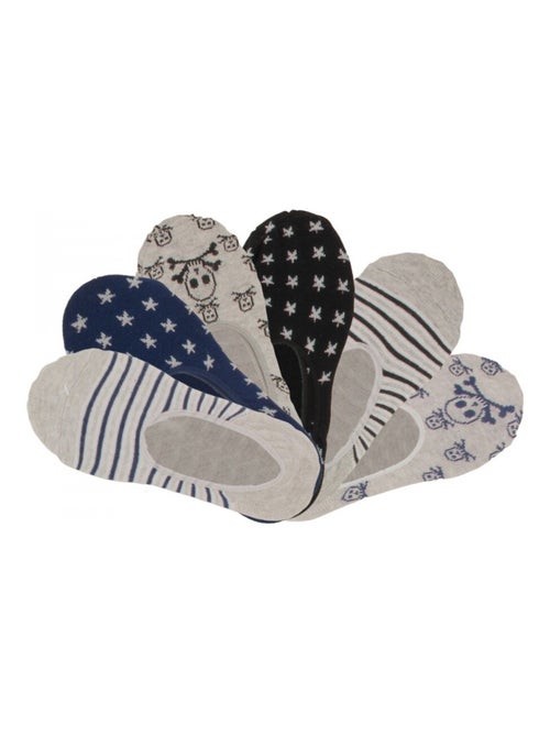 Calcetines invisibles niño pack de 6 - Kiabi