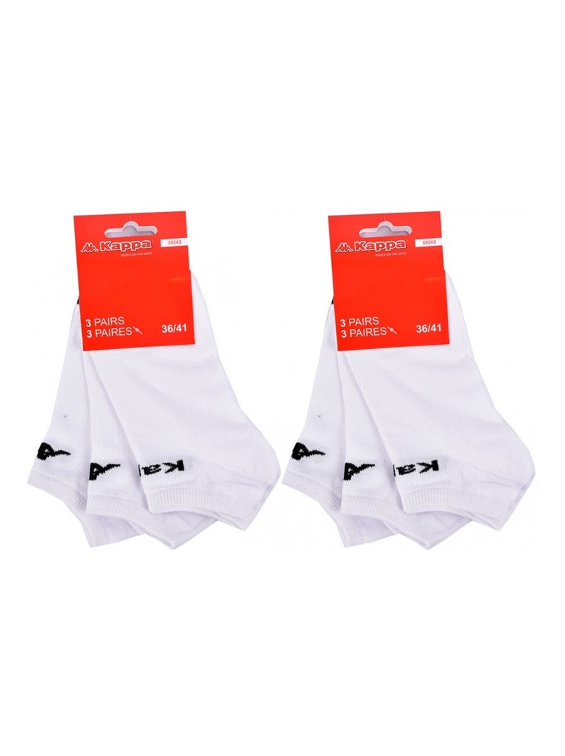 Calcetines KAPPA SNEAKER - Pack de 6 Blanco - Kiabi