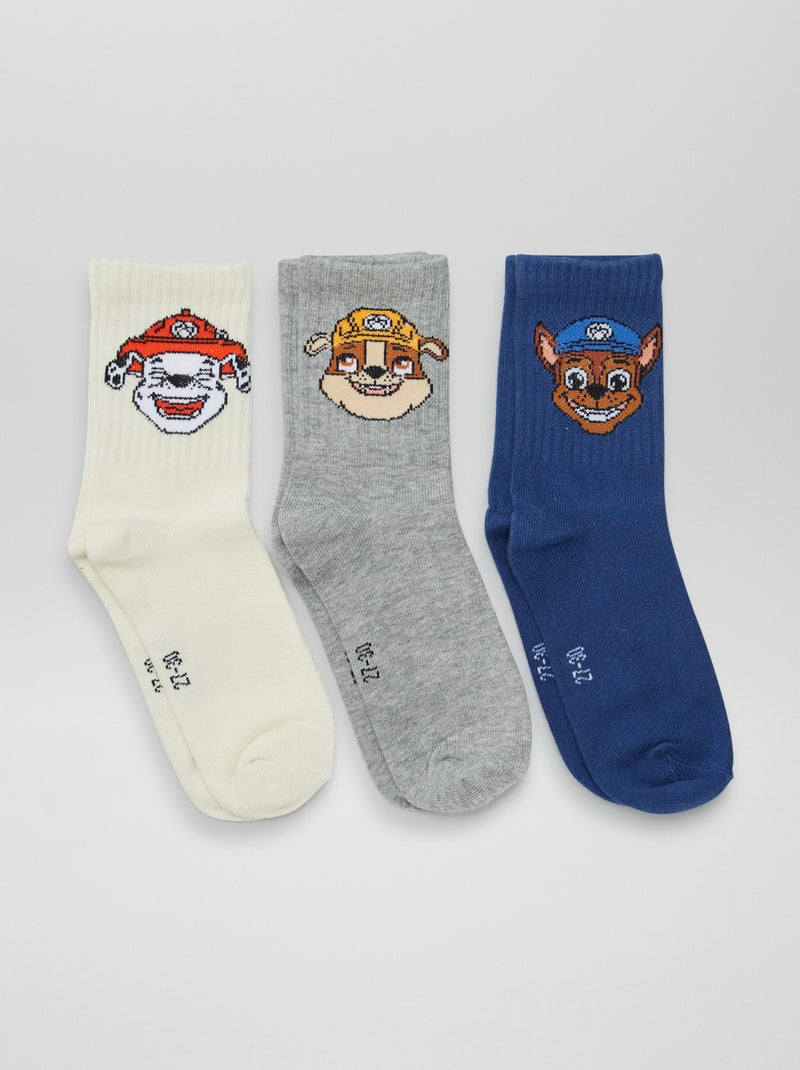 Calcetines 'La Patrulla Canina' - pack de 3 AZUL - Kiabi