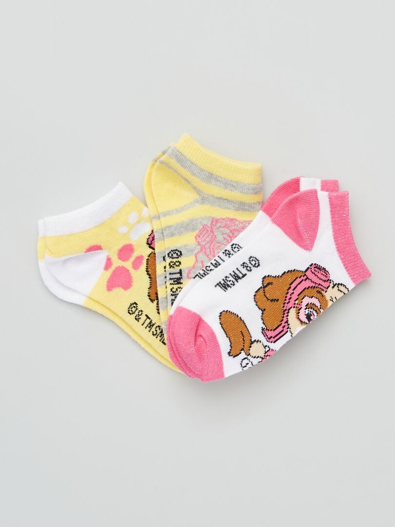 Calcetines 'La Patrulla Canina' - Pack de 3 rosa/blanco - Kiabi