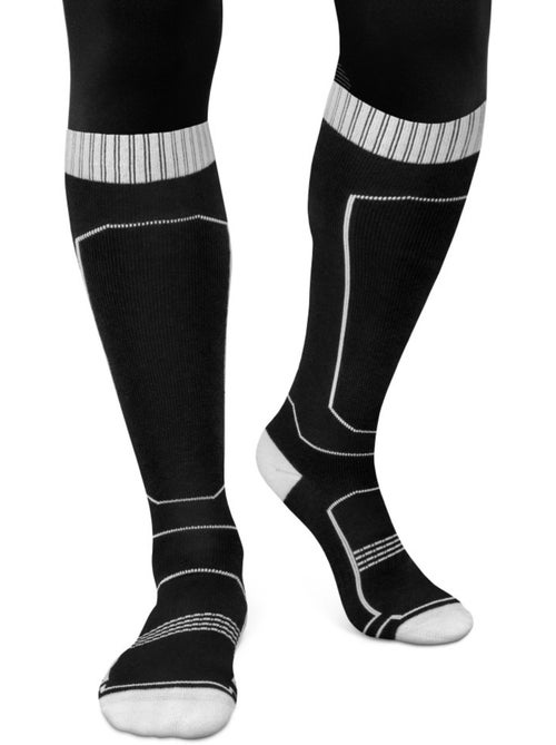 Calcetines lana esquí esquí y nieve hombre y mujer srx glide b&w - Kiabi Calcetines lana esquí esquí y nieve hombre y mujer srx glide b&w - Kiabi