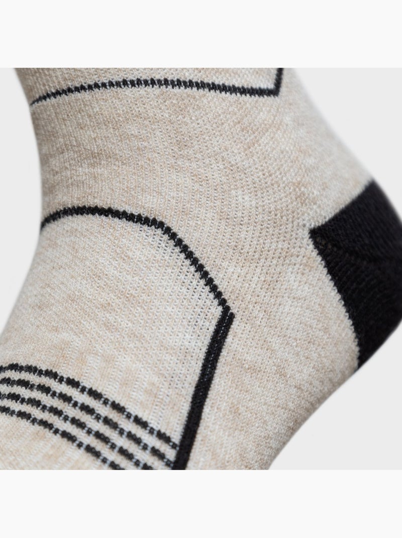 Calcetines lana esquí esquí y nieve hombre y mujer srx glide sand Beige - Kiabi
