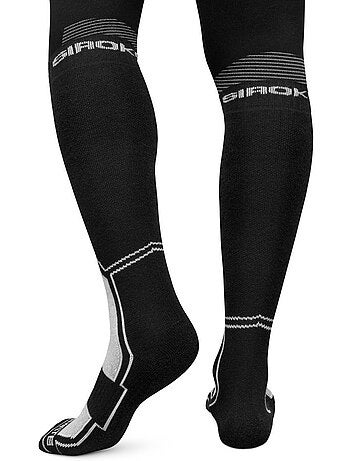 Calcetines lana snowboard esquí y nieve hombre y mujer srx fend b&w