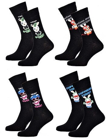 Calcetines Lapins Crétins - Pack de 4