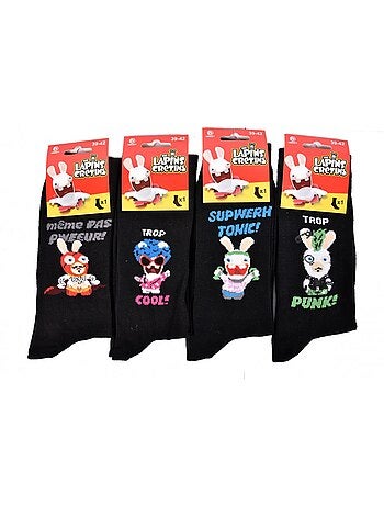 Calcetines Lapins Crétins - Pack de 6