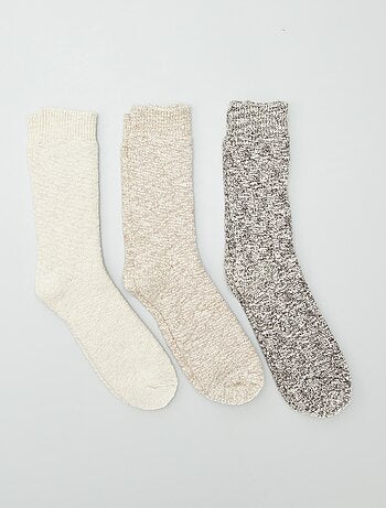 Calcetines largos - pack de 3