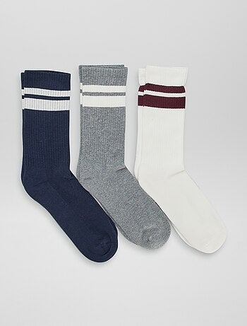 Calcetines largos de punto - Pack de 3