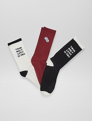 Calcetines largos de punto - Pack de 3