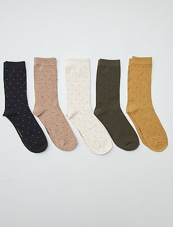 Calcetines largos de punto - Pack de 5