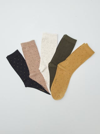 Calcetines largos de punto - Pack de 5