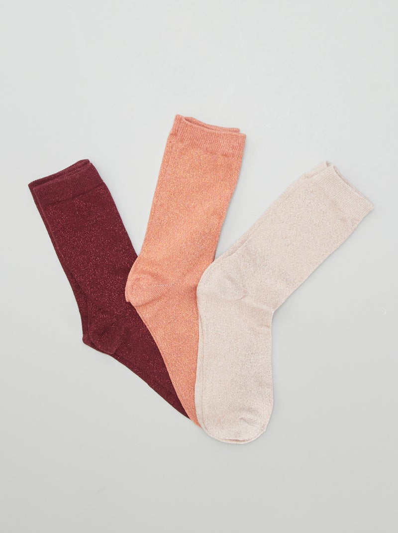 Calcetines Largos De Tela Para Figuras De Acción 1/12 – Accesorios De Ropa Para Muñecas Articuladas De 15 Cm, Rosa