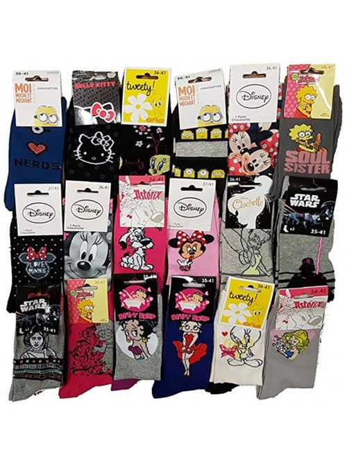 Calcetines Licence - Pack de 3 - Kiabi Calcetines Licence - Pack de 3 - Kiabi
