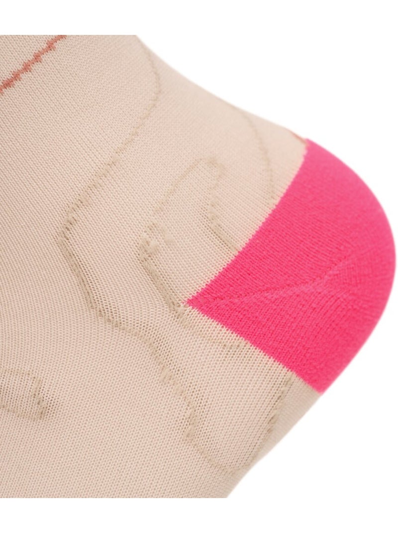 Calcetines ligeros caña alta montaña hombre y mujer gr3 sand Beige - Kiabi