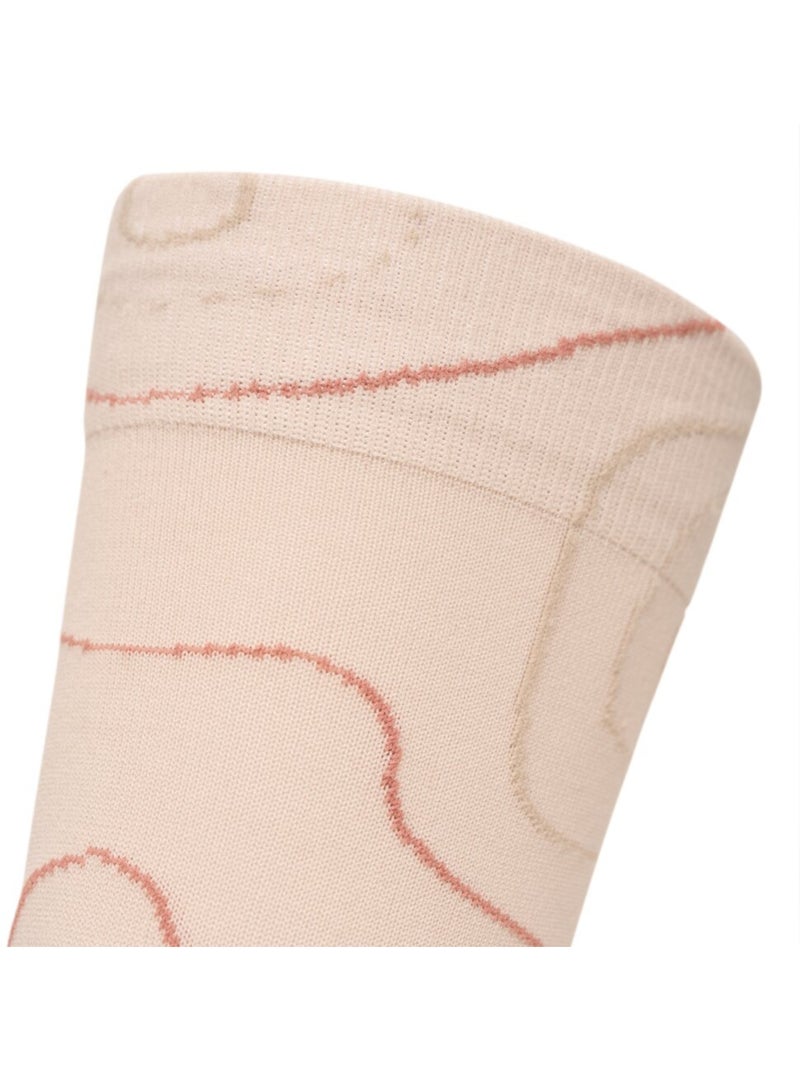 Calcetines ligeros caña alta montaña hombre y mujer gr3 sand Beige - Kiabi