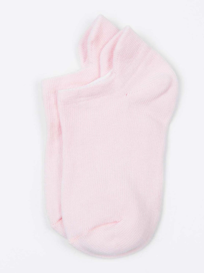 Calcetines lisos de algodón ecológico | Kitikate Rosa - Kiabi