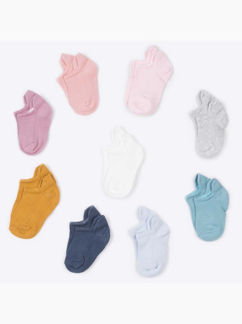 Calcetines lisos de algodón ecológico | Kitikate - Kiabi