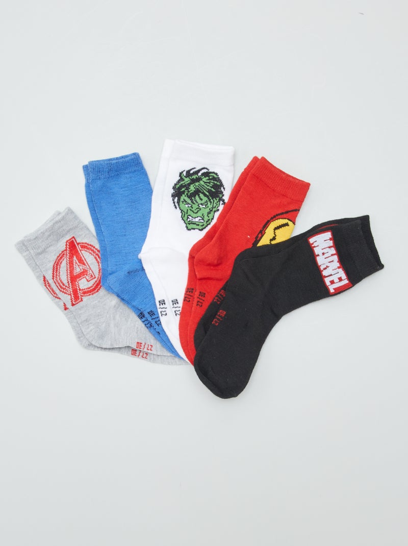 Calcetines 'Los Vengadores' - pack de 5 AMARILLO - Kiabi