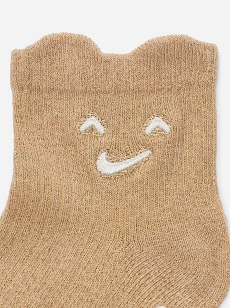 Calcetines, lote de 3 - Nike Beige - Kiabi