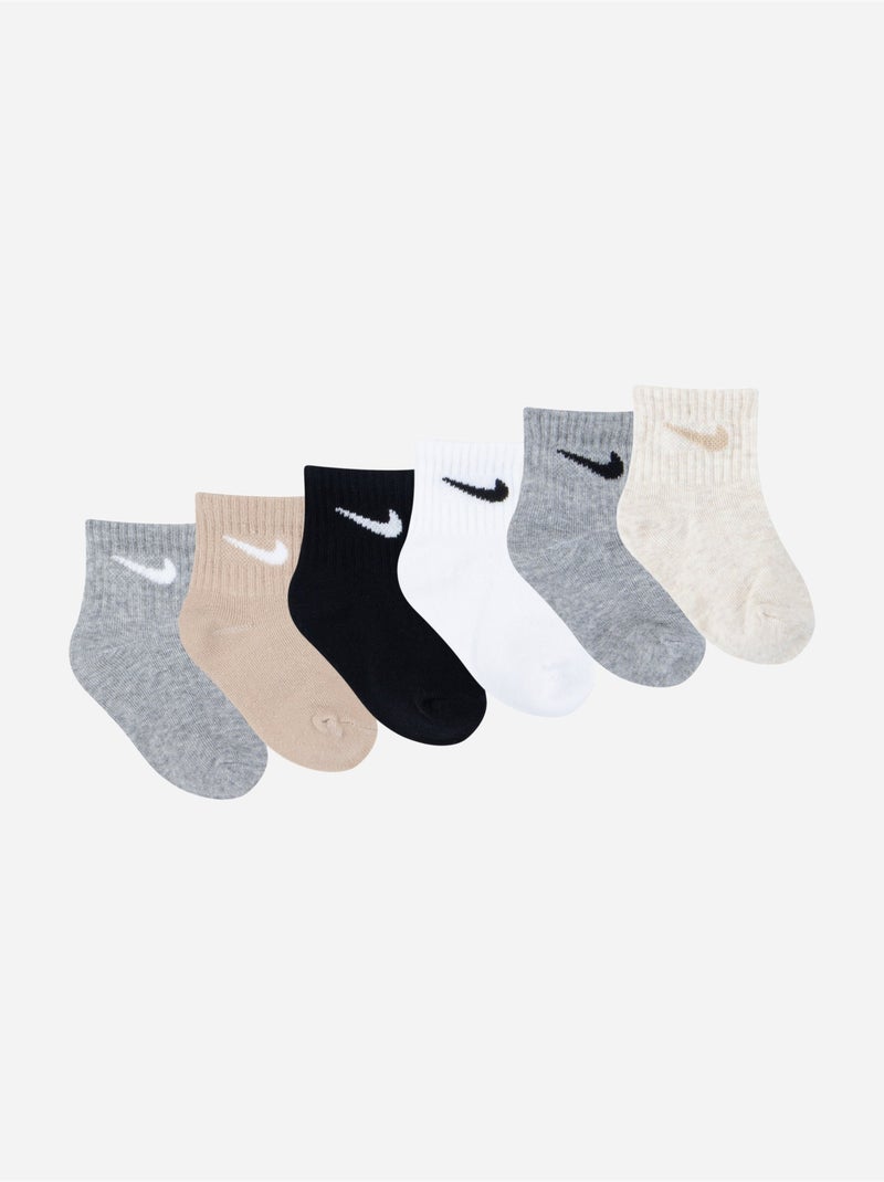 Calcetines, lote de 6 - nike Multicolor - Kiabi