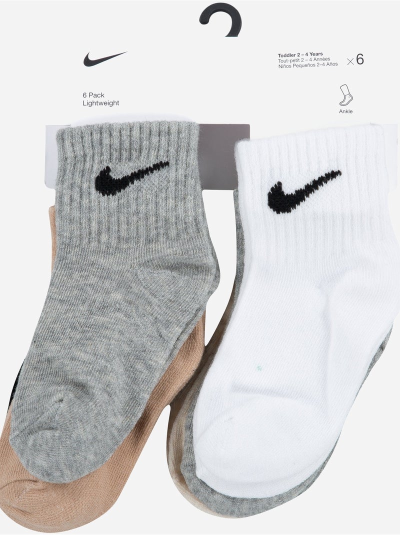 Calcetines, lote de 6 - nike Multicolor - Kiabi