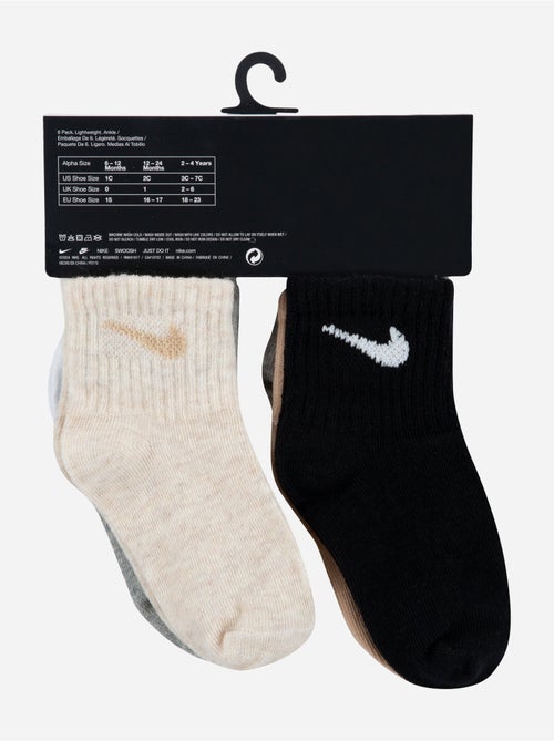 Calcetines, lote de 6 - nike - Kiabi Calcetines, lote de 6 - nike - Kiabi