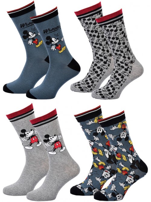 Calcetines Mickey - Pack de 4 - Kiabi