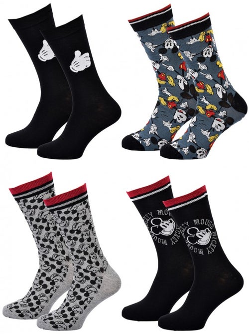 Calcetines Mickey - Pack de 4 - Kiabi