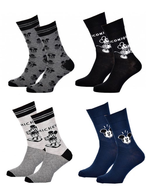 Calcetines Mickey - Pack de 4 - Kiabi
