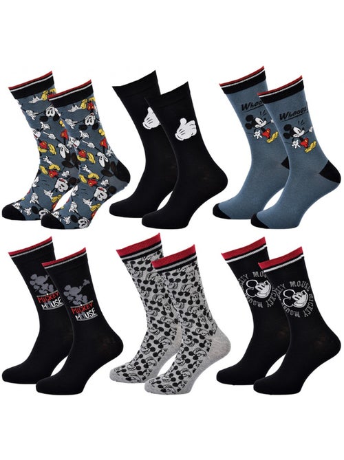 Calcetines Mickey - Pack de 6 - Kiabi
