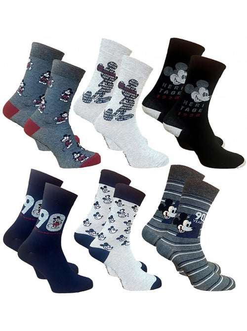 Calcetines Mickey - Pack de 6 - Kiabi