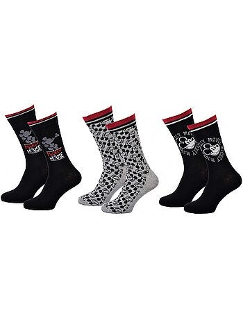 Calcetines Mickey hombre - Pack de 3