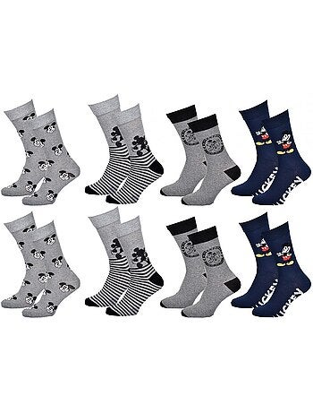Calcetines Mickey hombre - Pack de 8