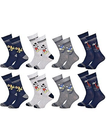 Calcetines Mickey hombre - Pack de 8