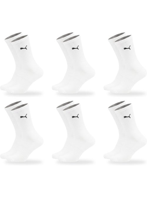 Calcetines mixto puma pack 6 pares - algodón suave, talón cosido - Kiabi Calcetines mixto puma pack 6 pares - algodón suave, talón cosido - Kiabi