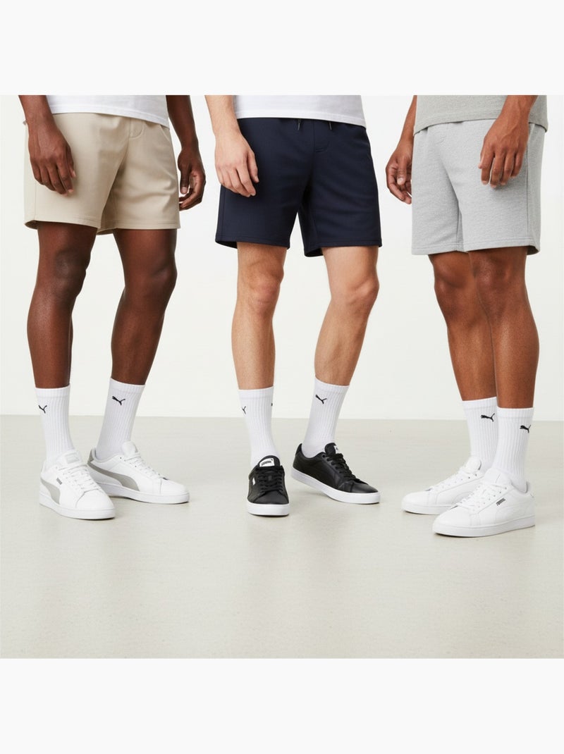Calcetines mixto puma pack 6 pares - algodón suave, talón cosido Blanco - Kiabi