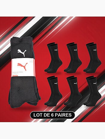 Calcetines mixto puma pack 6 pares - algodón suave, talón cosido