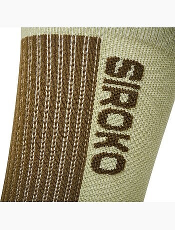 Calcetines mtb caña alta ciclismo hombre y mujer mtb shred matcha