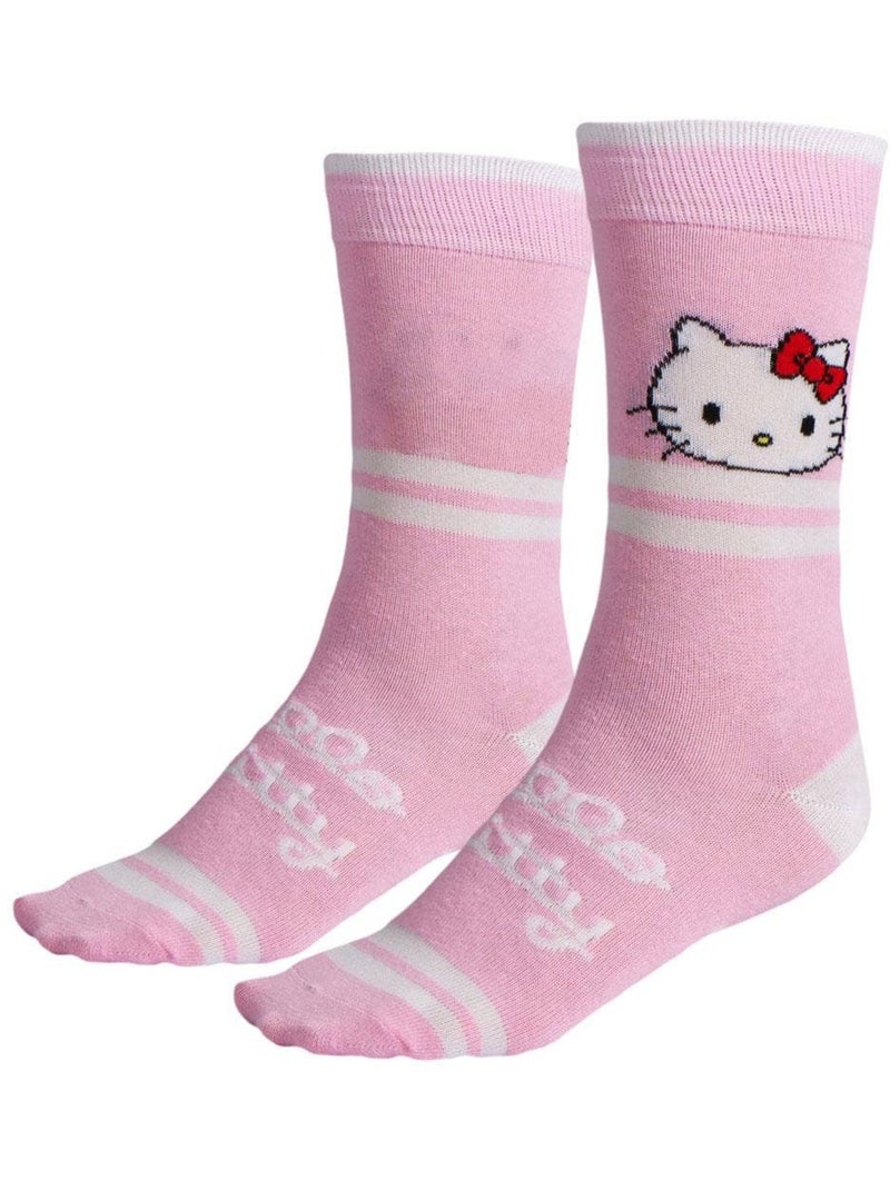 Calcetines mujer algodón hello kitty sanrio Rojo - Kiabi