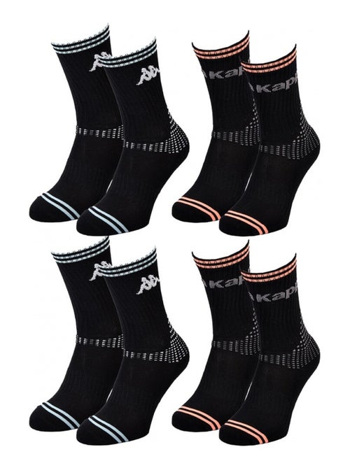 Calcetines Mujer CREW KAPPA - Pack de 4 - Kiabi
