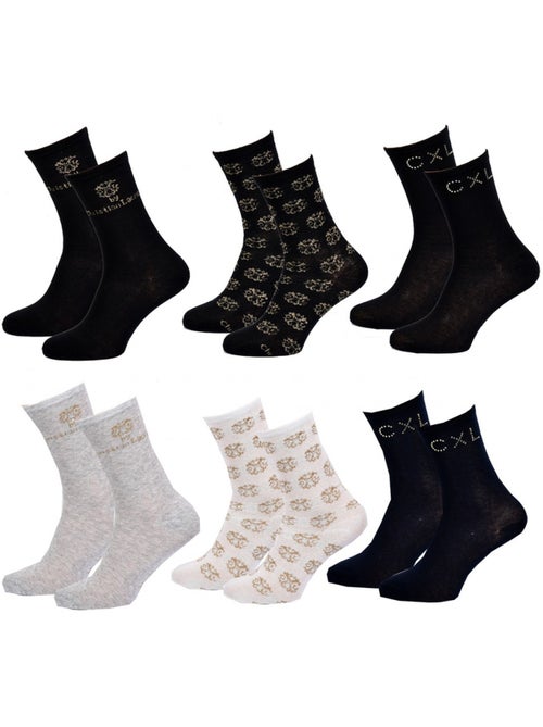 Calcetines mujer CXL BY LACROIX Calidad y Confort - Pack de 12 - Kiabi