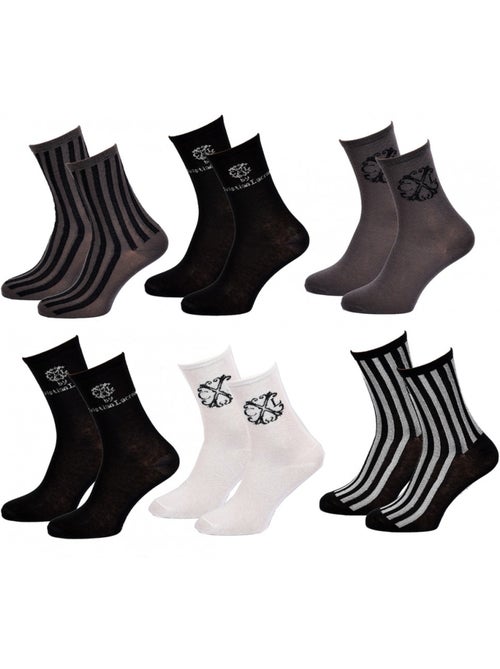 Calcetines mujer CXL BY LACROIX Calidad y Confort - Pack de 12 - Kiabi