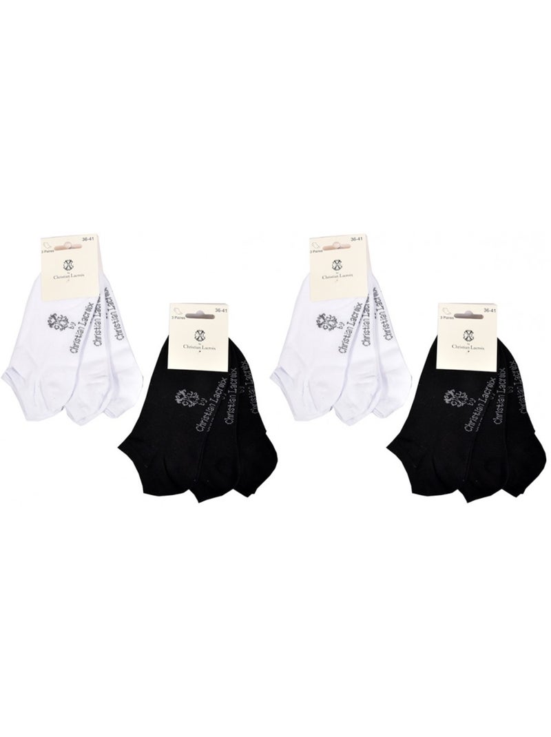 Calcetines mujer CXL BY LACROIX Calidad y Confort - Pack de 12 Multicolor - Kiabi