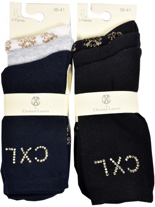 Calcetines mujer CXL BY LACROIX Calidad y Confort - Pack de 6 - Kiabi