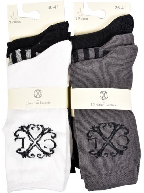 Calcetines mujer CXL BY LACROIX Calidad y Confort - Pack de 6 - Kiabi